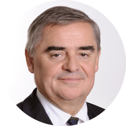 Porträtbild von Peter Müller, ehemaliger Richter des Bundesverfassungsgerichtes